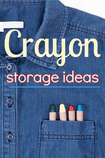 Whether you’re a parent, grandparent or a teacher, you need crayon storage ideas that really work for all those crayons you’ve got