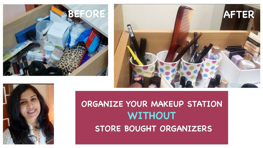Dear Viewers, In today's video, I am excited to show you simple ideas and tips to organize your makeup products to keep it tidy and clutter free
