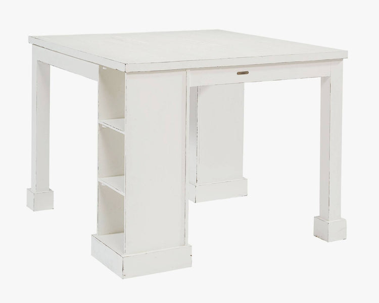 Gratifying White Craft Table