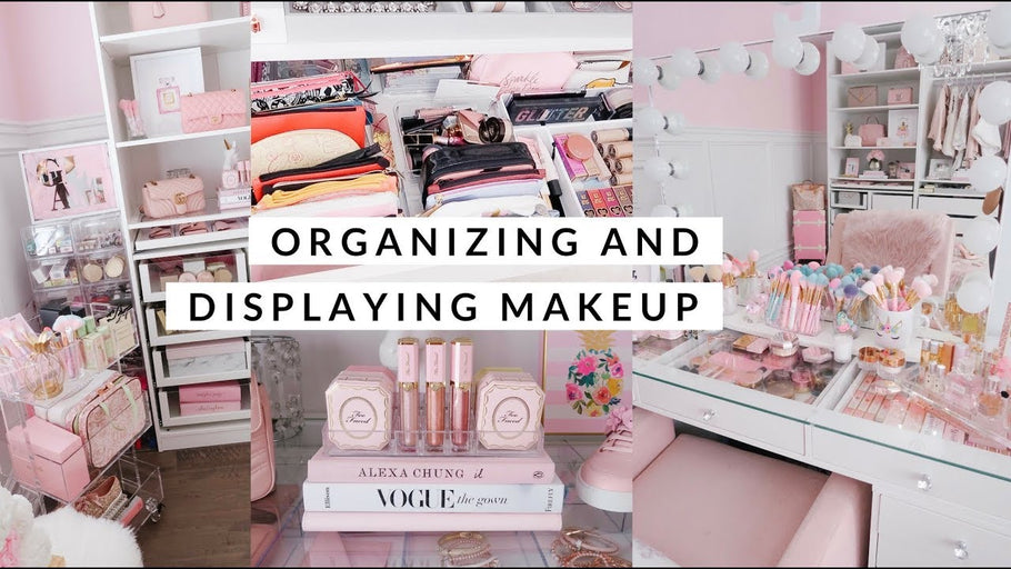 HOW I ORGANIZE AND DISPLAY MY MAKEUP!   Check out my online store!☕