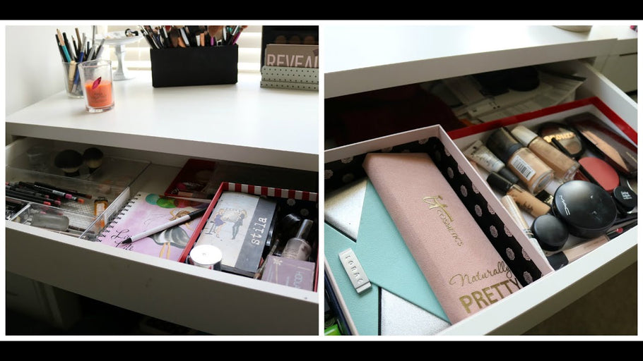 Today I finally decided to get my everyday makeup drawers organized and cleaned up