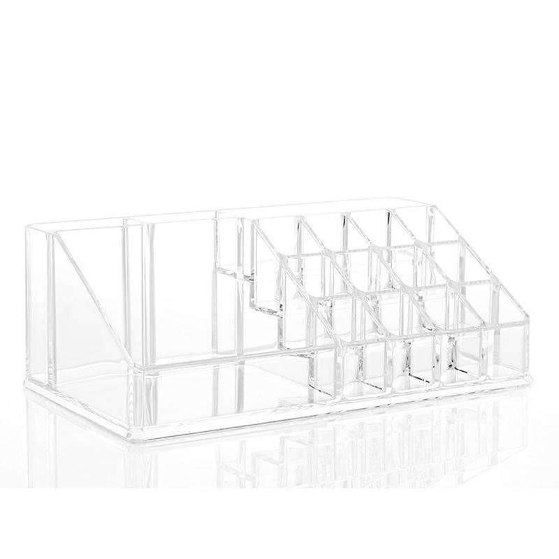 16 Cells Acrylic Cosmetic Organizer Lipstick Makeup Holder Jewelry Storage The Perfectionist 20 Compartment