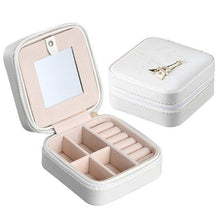 Load image into Gallery viewer, 2017 Storage Box Earring Jewelry Box Makeup organizer Rangement maquillage Boite de rangement Portable Home decoration supplies