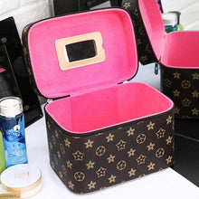 Load image into Gallery viewer, 2019 New High Quality Makeup Organizer Women Cosmetic Case/Bag with Mirror Travel Large Capacity Suitcases Make Up Bag Hot Sale