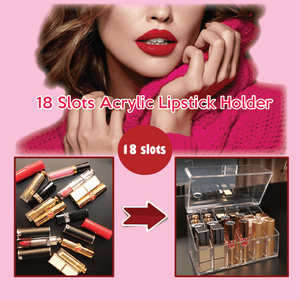 18 Slots Acrylic Lipstick Holder