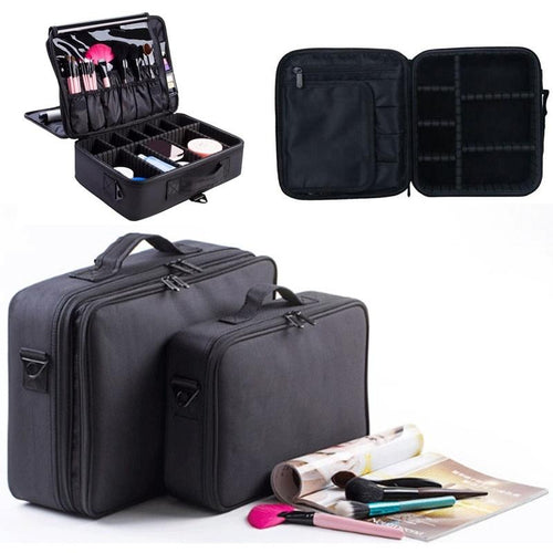 High Quality Professional Empty Makeup Organizer Bolso Mujer Cosmetic Case Travel Large Capacity Storage Bag Suitcases DMG