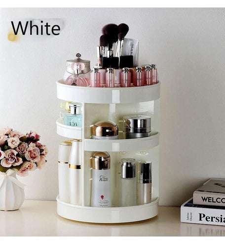 High Quality 360° Rotating Crystal  Cosmetic Storage Box