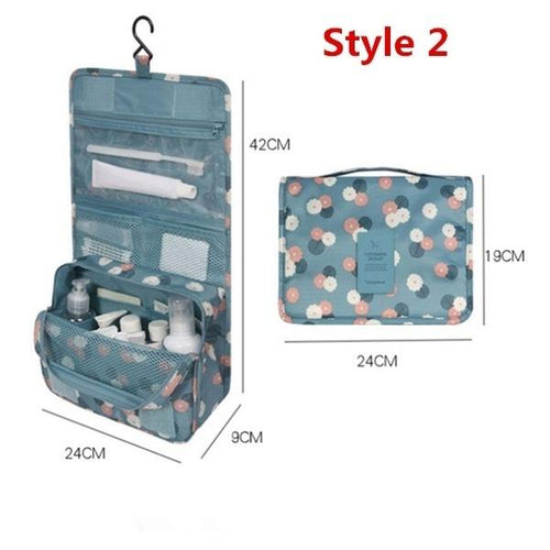 Portable Hanging Travel Toiletry Bag Large Capacity Waterproof Wash Makeup Organizer Cosmetic Bag