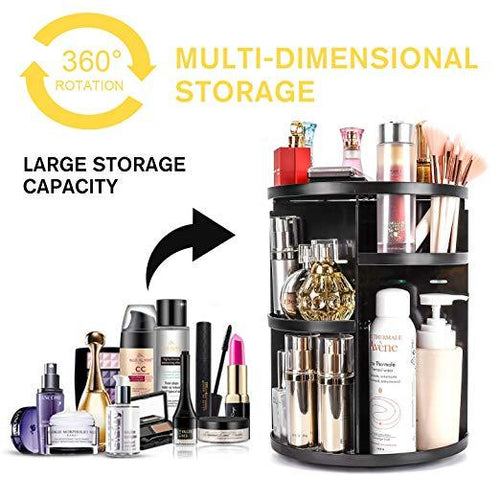 360 ROTATING MAKE UP ORGANIZER