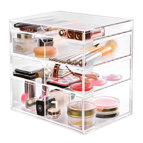 #COM065 Acrylic Makeup Organizer Storage Box