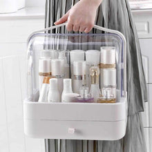 Load image into Gallery viewer, Waterproof Dustproof Makeup Organizer Large Cosmetic and Jewelry Storage