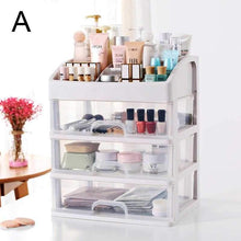 Load image into Gallery viewer, Household Makeup Organizer Plastic Cosmetic Storage Jewelry Display Box with Drawer