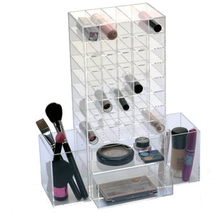 #COM061 All in One Premium Acrylic Makeup Organizer Unit