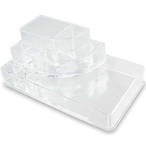 #COM118 Acrylic Makeup Organizer with 8 Compartments