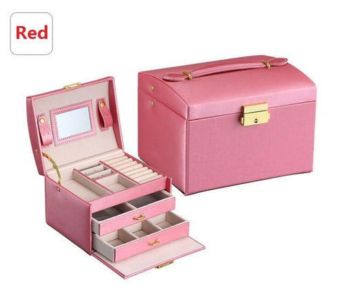 Exquisite Jewelry & Makeup Organizer Case