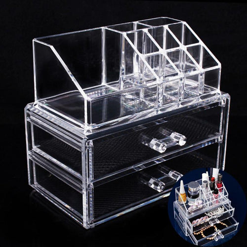 Cosmetic Makeup Storage Drawers Case Acrylic Makeup Organizer Rangement Maquillage