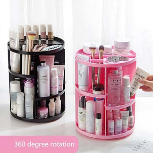 360° Rotating Makeup Organizer, Cosmetic Storage Box