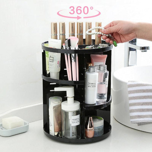 Rotating Makeup Organizer Box 360°