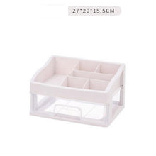 Load image into Gallery viewer, Pastel Color Plastic Makeup Organizer Cosmetic Drawer Crafts Storage