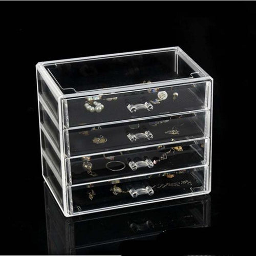 Acrylic Transparent Makeup Organizer Drawers